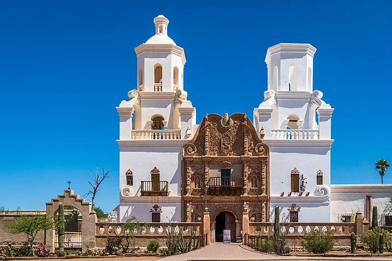 Mission San Xavier Del Bac, Juan Bautista de Anza NHT