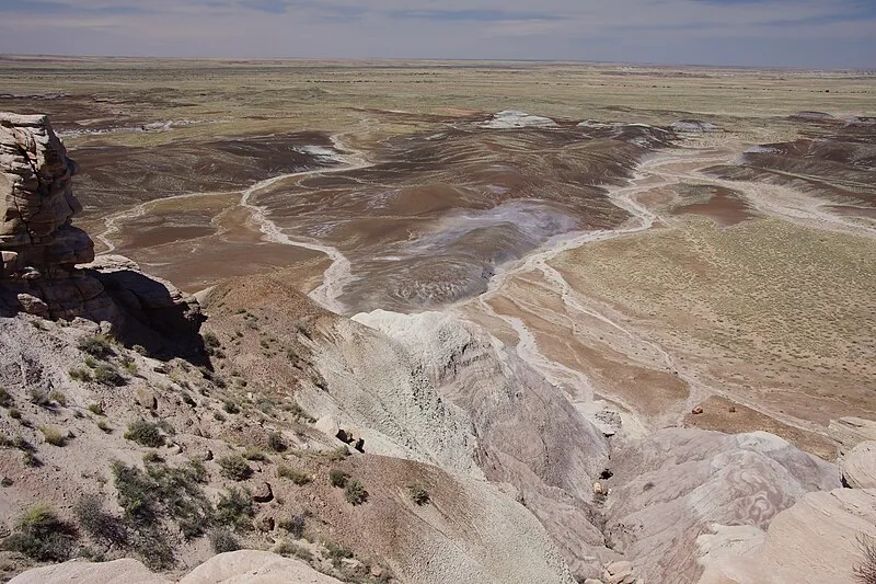 Off the Beaten Path Billings Gap Overlook Route Stop 1, Petrified Forest National Park