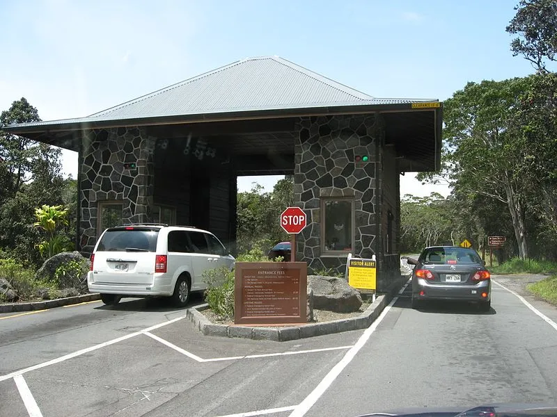 Hawai'i Volcanoes National Park Entrance Station, Hawaiʻi Volcanoes NP